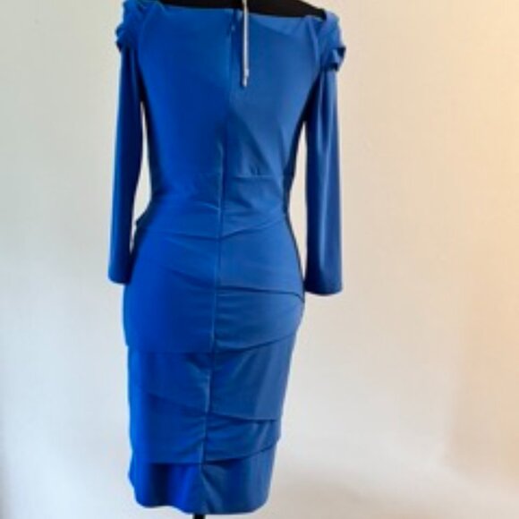 White House Black Market Blue Cocktail Dress Size 2 Bundle & SAVE 30% off - Picture 4 of 7